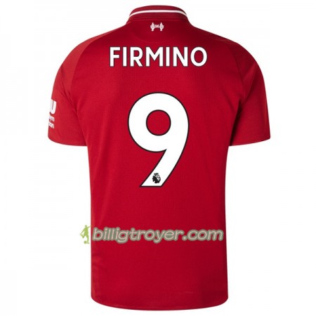 Billige Fotballdrakter Liverpool Firmino 9 Hjemmedraktsett 2018/19 Kortermet